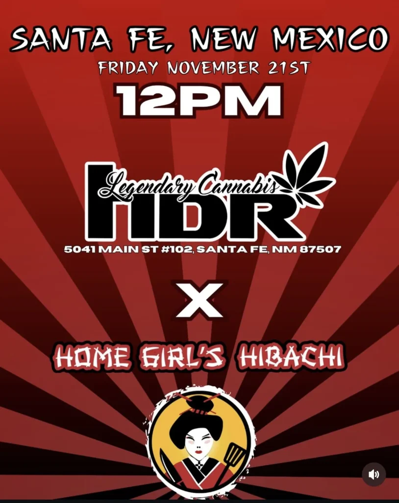 High Desert Relief: Home Girl’s Hibachi in Santa Fe for Outlaw Friday!