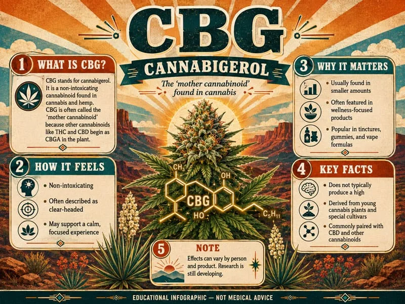 High Desert Relief: CBG 101: What Science Actually Knows About the “Mother Cannabinoid”