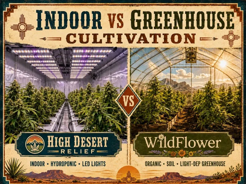 High Desert Relief: Indoor vs. Greenhouse: How High Desert Relief Grows Cannabis Two Different Ways