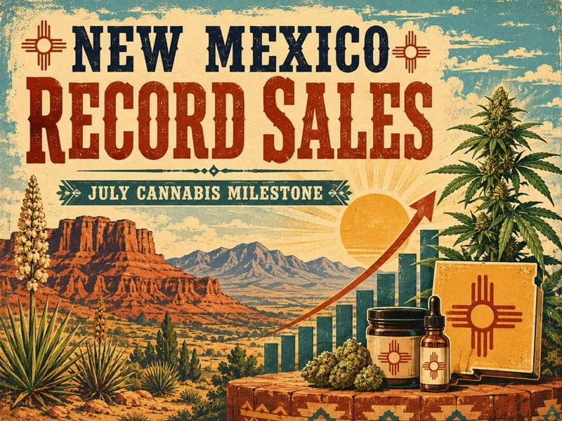 High Desert Relief: New Mexico Cannabis Sales Hit a Monthly Record in July