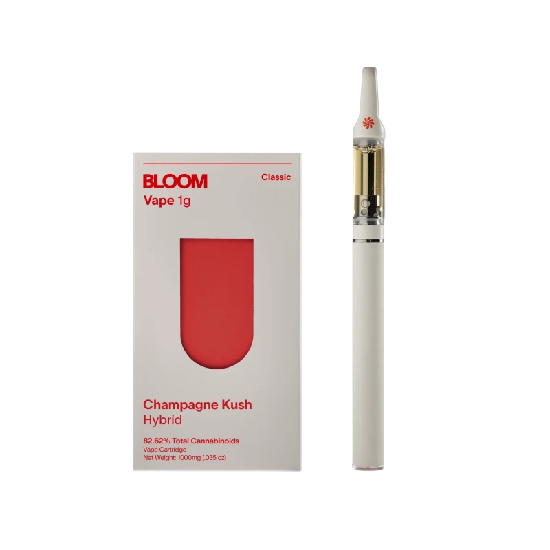 Bloom Champagne Kush at High Desert Relief dispensaries in Albuquerque, Santa Fe and Hobbs