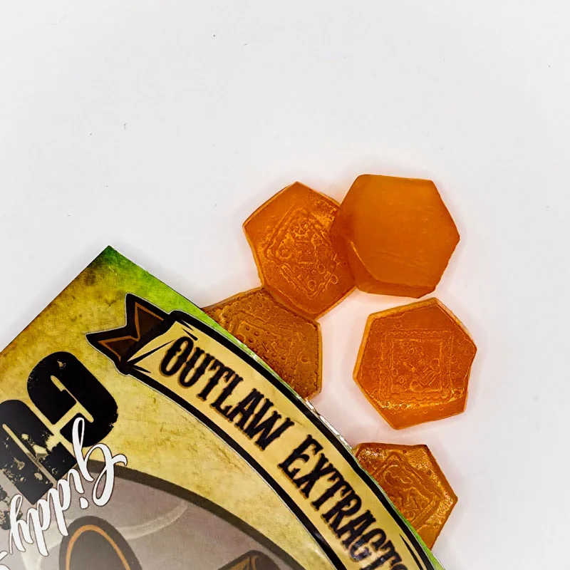 Outlaw Extracts gummies made in New Mexico by High Desert Relief