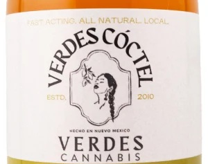 Verdes Coctel infused cannabis drink at High Desert Relief dispensaries in New Mexico